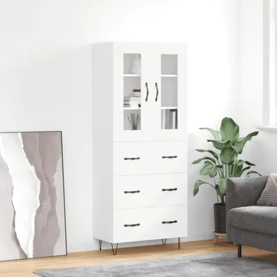 Zdjęcie produktu dla vidaXL Tablica wysoka biała 69,5x34x180 cm Materiał drewnopochodny