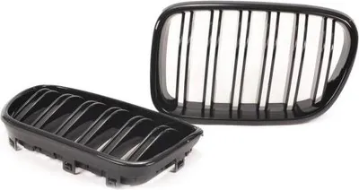 Produktbild von Doppelsteg KÜHLERGRILL SET Schwarz Glanz Sport passt passend für BMW X3 F25 10-14