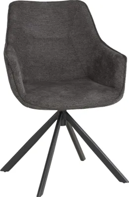 Produktbild von Diningsessel San Carlo Dark Grey Drehbar