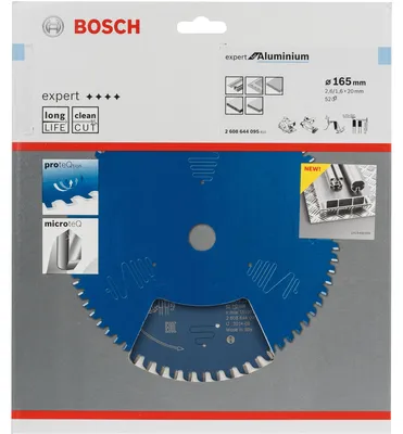 Immagine prodotto di Bosch Expert for Aluminum - Lama per sega - per alluminio - 165 mm - 52 denti