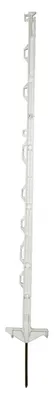 Produktbild von Kunststoff-Weidezaunpfähle, 40 Stück, weiß, 108 cm hoch