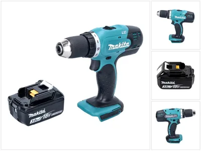 Produktbild von Makita DDF 453 F1 Akku Bohrschrauber 18 V 42 Nm + 1x Akku 3,0 Ah - ohne Ladegerät