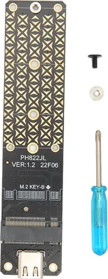 Produktbild von M.2 zu USB Adapter NGFF M.2 Bkey SATA Festplatte SSD zu USB3.2 Typ C 10G Adapter Karte Unterstützung 2230 2242 2260 2280 Größe SSD