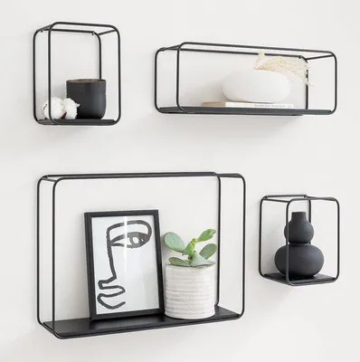 Produktbild von Famanu Wandregal Elegantes Design - 4-teilig