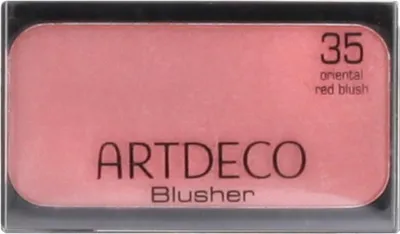Produktbild von ARTDECO 330.35, TALC, MICA, ALUMINUM STARCH OCTENYLSUCCINATE, LAUROYL LYSINE, CETYL ACETATE, ISOPROPYL LANOLATE,..., Applicare sulle guance con il pennello ARTDECO Blusher Brush a seconda della conformazione del viso