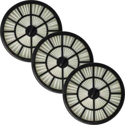 Produktbild von vhbw 3 Staubsaugerfilter kompatibel mit Ariete Eco Power 2775, 2797 Staubsauger - HEPA-Filter Schwarz Weiß