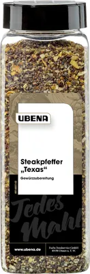 Produktbild von Ubena Steakpfeffer Texas Gewürzzubereitung pikante Schärfe 600g