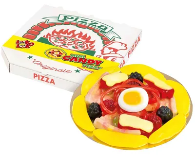Immagine prodotto di Look o Look Mini Candy Pizza gelatina di frutta e schiuma di zucchero 85g