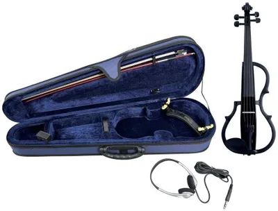 Image de GEWA E-Violine Laque de couleur noire