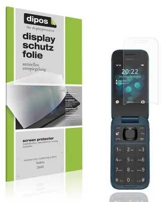 Produktbild von 4x Schutzfolie für Nokia 2660 matt Displayschutzfolie Folie Display Schutz dipos
