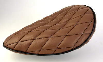 Obrázek produktu pro Sedlo Boardtracker hnědé s černým prošíváním v kosočtvercovém prošívání