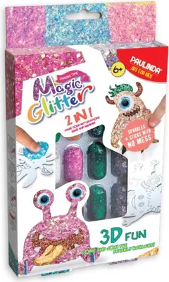 Produktbild von Zestaw kreatywny Strigo Magic Glitter Stworek 3D