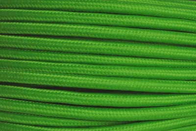 Immagine prodotto di Cavo di alimentazione tessile 3x0,75mm² verde chiaro