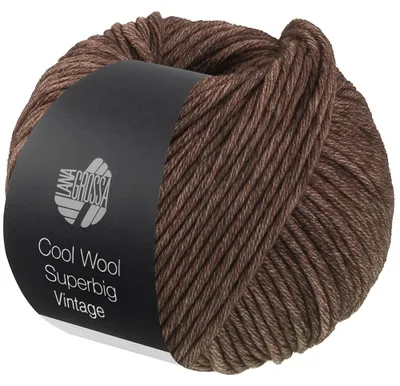 Produktbild von Lana Grossa - Cool Wool Superbig Vintage 7284 dunkelbraun