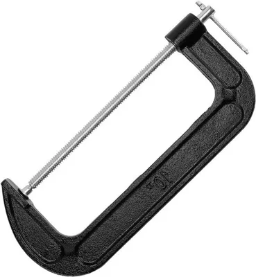 Große C-Klemme von 10 Zoll, mit einer Backenöffnung von 260 mm, ideal für Holzarbeiten, Schweißen und Bauprojekte