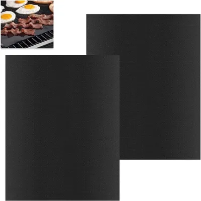 Produktbild von Backmatte aus Silikon, wiederverwendbar, 40x50 cm, für Ofen und Grill
