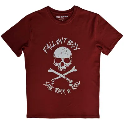 Immagine prodotto di Fall Out Boy | Maglietta ufficiale della band | Save R&R, grande, rosso