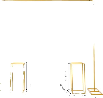 Produktbild von Ballonständer, langlebige Stahlkonstruktion, elegantes Veranstaltungsdisplay, M, Gold