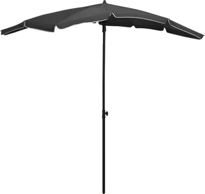 Produktbild von Sonnenschirm mit Mast 200x130 cm Anthrazit