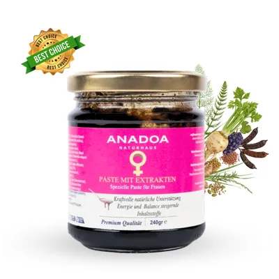 Paste Mit Kräuter Extrakten für Frauen – Natürlich, 240 g - Anadoa Naturhaus