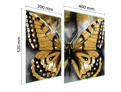 Produktbild von Glasschutzplatte Für Herd 70X52 Butterfly