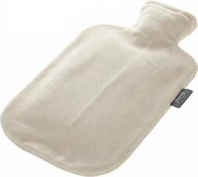 Produktbild von Fashy Wärmflasche 2,0 L mit Flauschbezug Beige