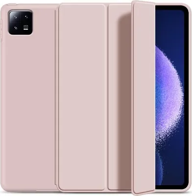 Obrázek produktu pro Pouzdro na tablet Xiaomi Pad 6S Pro 12,4'', Smart Cover, silikonové TPU - růžové