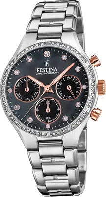 Produktbild von Festina Damen Uhr F20401/4 Edelstahl Armbanduhr Boyfriend silber D2UF20401/4