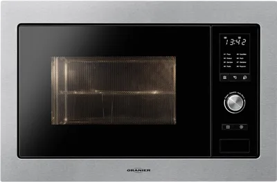 Produktbild von ORANIER Mikrowelle mit Grill KMG 9802 – Edelstahl Schwarzglas