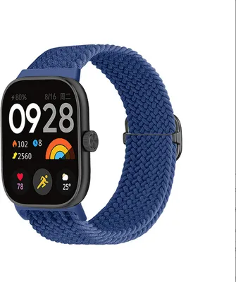 Obrázok produktu pre INF Tkaný náramok pre Xiaomi Smart Band 8 Pro/Redmi Smart Band 2 Námornícka modrá