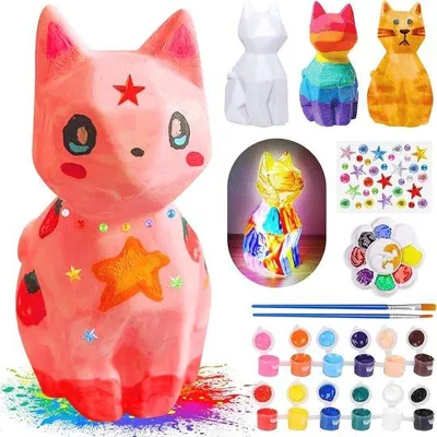 Produktbild von Kleurset und Nachtlampje für Mädchen, DIY-Kits für Kinder von 3 bis 12 Jahren, ideal als Geschenk und Spielzeug für Mädchen