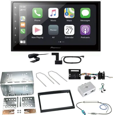 Produktbild von Pioneer SPH-DA250DAB Bluetooth DAB+ Einbauset für Citroen C2 C3 Berlingo Jumpy