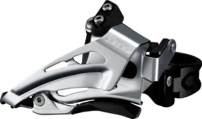 Image de Shimano dérailleur Deore Top Swing FDM618LX6 Down Pull, 66-69°noir.Low-C