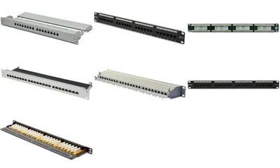 Image de DIGITUS DN-91616S-B DIGITUS Panneau de brassage 19" cat.6, classe E, 16 x RJ45, 1 UH