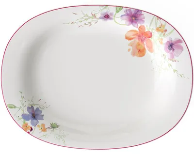 Imagen del producto de Plato de servicio básico Mariefleur, 340 x 260 x 32 mm | Villeroy & Boch | N.º de artículo: 1041002916 | EAN: 4003686238510
