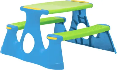 Obrázok produktu pre vidaXL Pikniková lavica pre deti 89,5x84,5x48 cm Polypropylén
