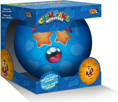 Produktbild von Ciky Caky Monsters verrückter Ball - blau