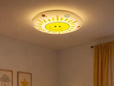 Produktbild von LED Deckenleuchte dimmbar rund Ø35cm SUNNY LED Deckenschale Kinderzimmer