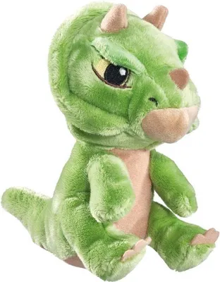 Productafbeelding van Pluche Triceratops knuffel, 17 cm dinosaurus speelgoed