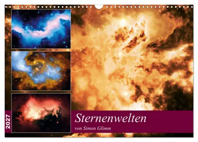Produktbild von Sternenwelten (Wandkalender 2027 DIN A3 quer), CALVENDO Monatskalender