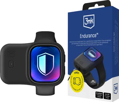 Produktbild von 3MK Endurance, Ladebehälter, Smartwatch, Schwarz, Apple, Watch 40 mm/41 mm, Überladungsschutz, Überhitzungsschutz, Überlastschutz