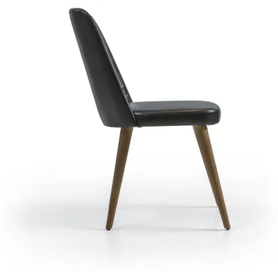 Produktbild von Luxus Einrichtung Neu Stuhl Polster Schwarz Möbel Designer Stühle Esszimmer