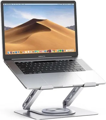 Produktbild von Famanu Laptopständer 360° drehbar - höhenverstellbar, faltbar, belüftet, kompatibel mit Laptops 10-17,3"