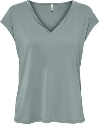 Produktbild von ONLY V-Ausschnitt Kurzarm T-Shirt Größe: XL
