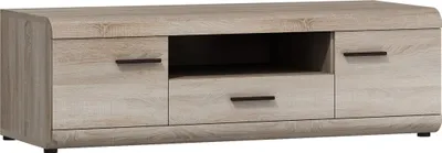 Produktbild von Masseno TV-Schrank LEGAME 140 cm Fernsehschrank mit 1 Schubladen und 2 Türen TV-Lowboard für Wohnzimmer Modern 140x54x44 cm Sonoma Eiche / Sonoma Eiche