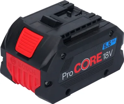 Obrázek produktu pro Bosch ProCORE18V 5.5Ah Professional, Baterie, Lithium-ion (Li-ion), 5,5 Ah, 18 V, Bosch, Černá, Červená