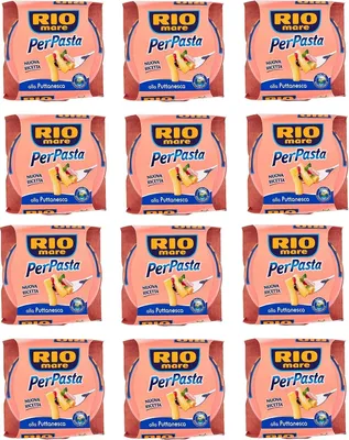 Produktbild von 6x Rio Mare Per Pasta Puttanesca Thunfisch in Olivenöl mit Gemüse 2x 160g