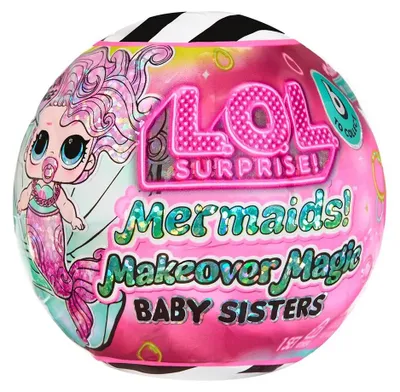 Obrázek produktu pro L.O.L. Surprise! Mermaids! Makeover Magic Baby Sisters, Figurka, Ženy, 4 rok/roky, Chlapec/děvče, Vícebarevný