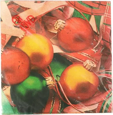 Produktbild von Set aus Papierservietten mit Christbaumkugeln