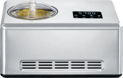 Immagine prodotto di Severin EZ 7406 Gelatiera 2-in-1 con funzione yogurt e 2 contenitori per gelato argento